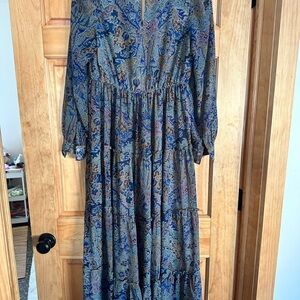 Bohemian Paisley Maxi Dress